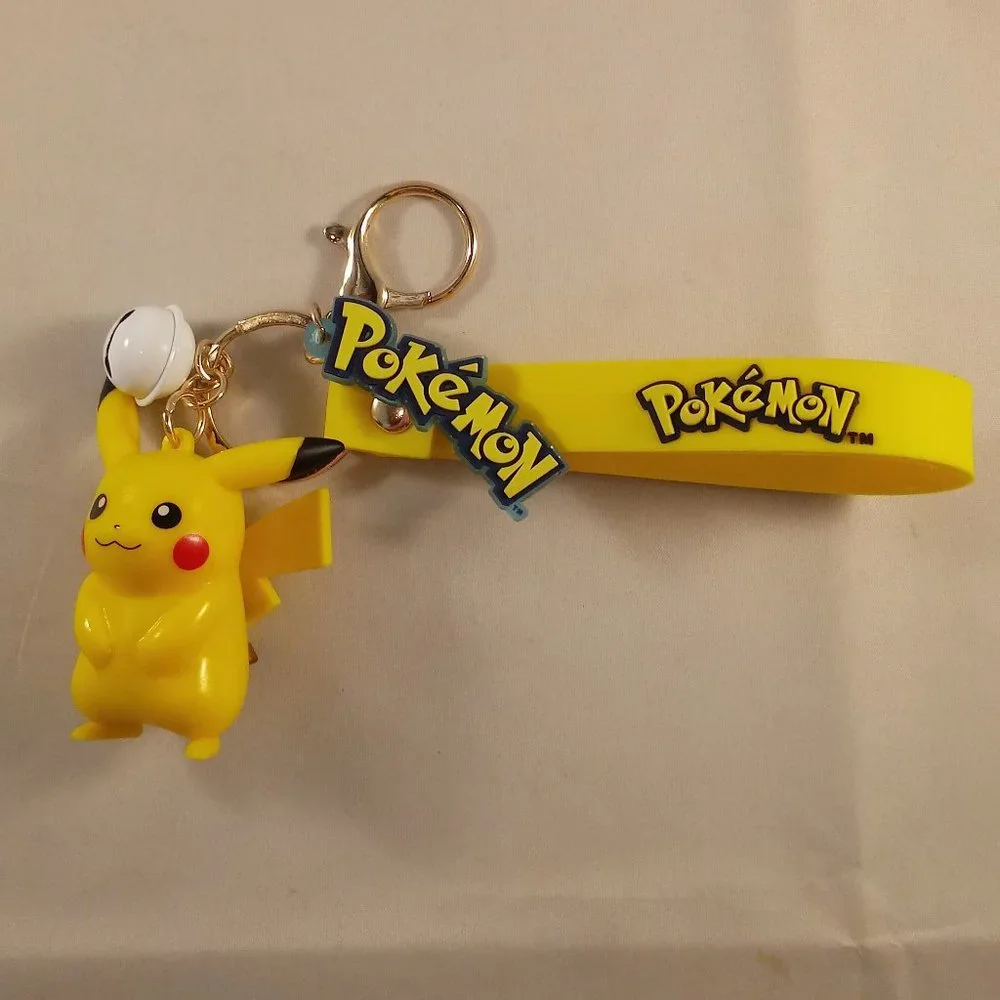 Pokémon Pikachu Anime Character Key Chain Key Ring Holder Figurine Gift Unisex